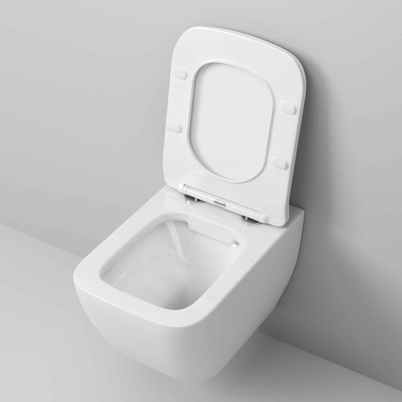 Унитаз подвесной безободковый Grossman GR-4447S с крышкой микролифт, белый глянцевый фото 4