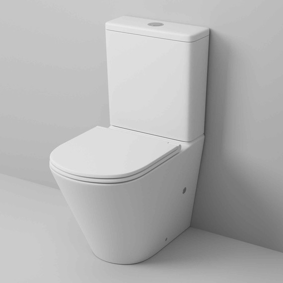 Унитаз-компакт безободковый Grossman GR-4450MSQ с крышкой микролифт, белый матовый (Система смыва торнадо), Цвет производителя: белый матовый фото 5