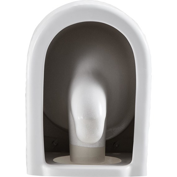 Унитаз подвесной безободковый Grossman GR-4408SQ с крышкой микролифт (Система смыва торнадо) фото 11