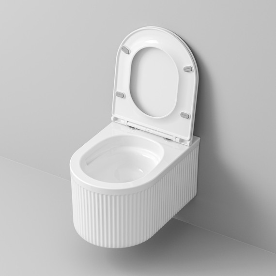 Унитаз подвесной безободковый Grossman GR-4408SQ с крышкой микролифт (Система смыва торнадо) фото 16