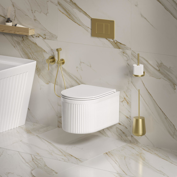 Унитаз подвесной безободковый Grossman GR-4408SQ с крышкой микролифт (Система смыва торнадо) фото 15