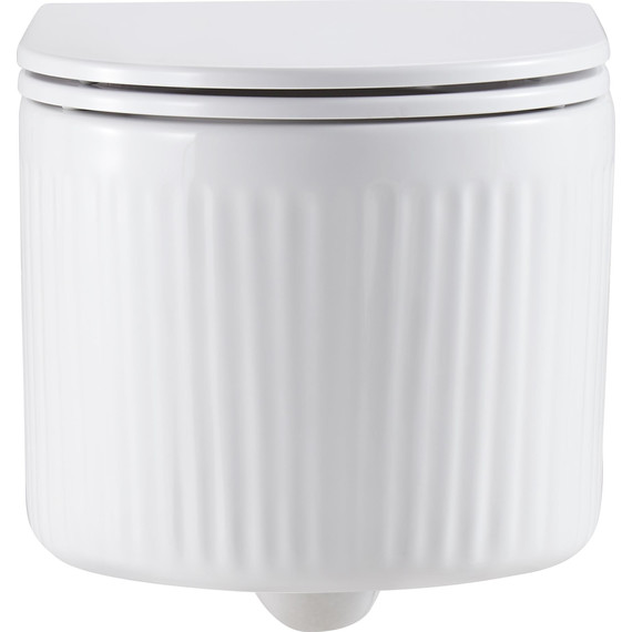 Унитаз подвесной безободковый Grossman GR-4408SQ с крышкой микролифт (Система смыва торнадо) фото 6