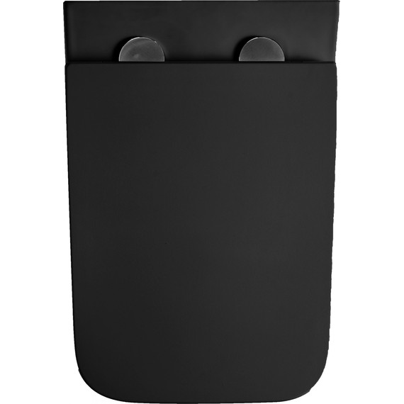 Унитаз подвесной безободковый Grossman GR-4441BMSQ с крышкой микролифт, чёрный матовый (Система смыва торнадо), Цвет производителя: чёрный матовый - 7 Унитаз подвесной безободковый Grossman GR-4441BMSQ с крышкой микролифт, чёрный матовый (Система смыва торнадо), Цвет производителя: чёрный матовый фото 7