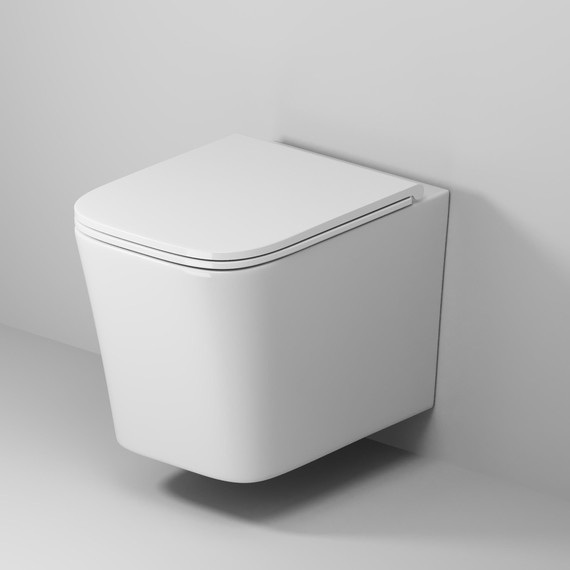 Унитаз подвесной безободковый Grossman GR-4441SQ с крышкой микролифт (Система смыва торнадо), Цвет производителя: белый - 12 Унитаз подвесной безободковый Grossman GR-4441SQ с крышкой микролифт (Система смыва торнадо), Цвет производителя: белый фото 12