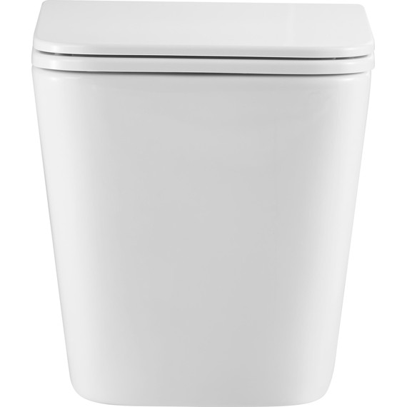 Унитаз подвесной безободковый Grossman GR-4441SQ с крышкой микролифт (Система смыва торнадо), Цвет производителя: белый - 3 Унитаз подвесной безободковый Grossman GR-4441SQ с крышкой микролифт (Система смыва торнадо), Цвет производителя: белый фото 3