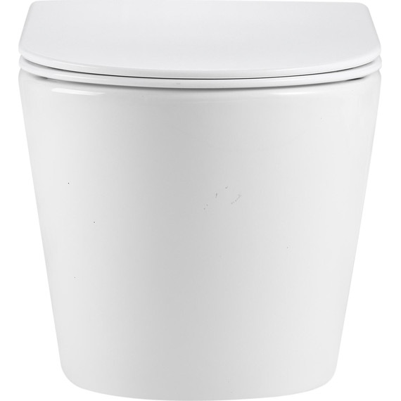 Унитаз подвесной безободковый Grossman GR-4477MSQ с крышкой микролифт, белый матовый (Система смыва торнадо), Цвет производителя: белый матовый - 16 Унитаз подвесной безободковый Grossman GR-4477MSQ с крышкой микролифт, белый матовый (Система смыва торнадо), Цвет производителя: белый матовый фото 16