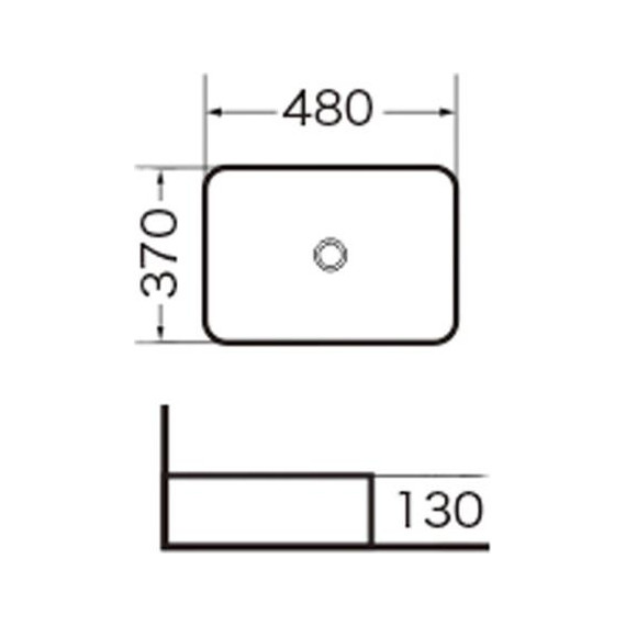 Раковина-чаша Grossman 48 см GR-3016 фото 4