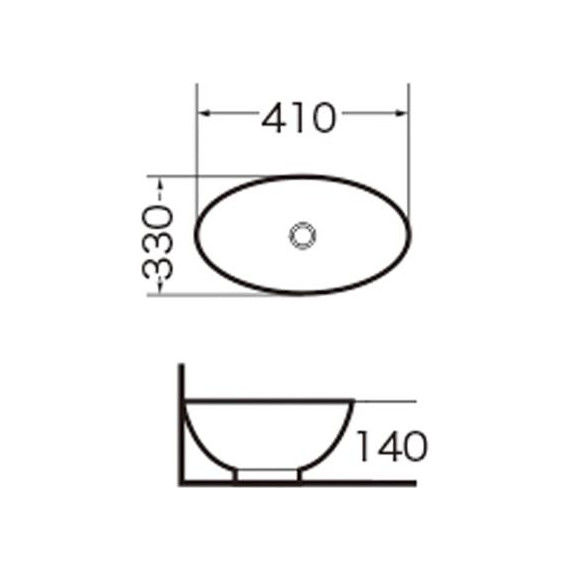 Раковина-чаша Grossman 41 см GR-3018 фото 4