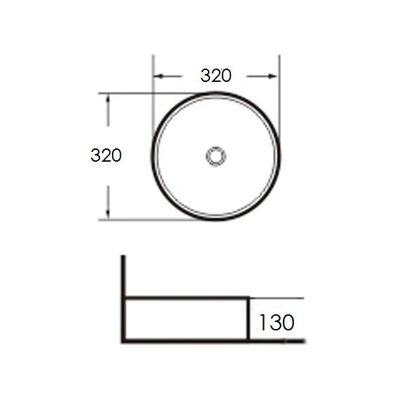 Раковина-чаша Grossman 32 см GR-3021 фото 4