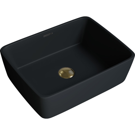Раковина-чаша Grossman Color 48 см GR-3016BM, чёрный матовый фото 2