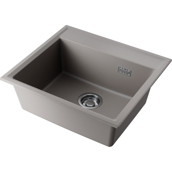 Кухонная мойка Omoikiri Daisen 57 GR 4997311, leningrad grey, Цвет производителя: Leningrad grey фото 
