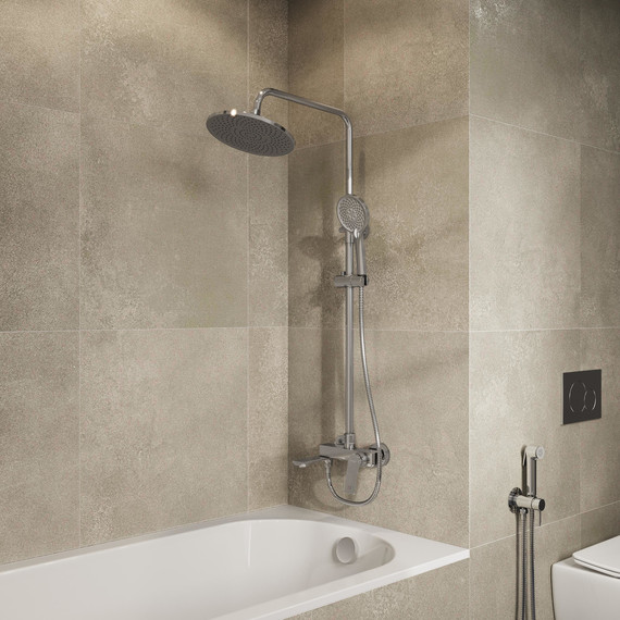 Душевая стойка Grossman Galaxy 500.K35.01.100, Цвет производителя: хром фото 4