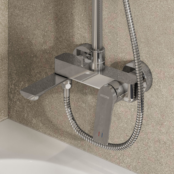 Душевая стойка Grossman Galaxy 500.K35.01.100, Цвет производителя: хром фото 5