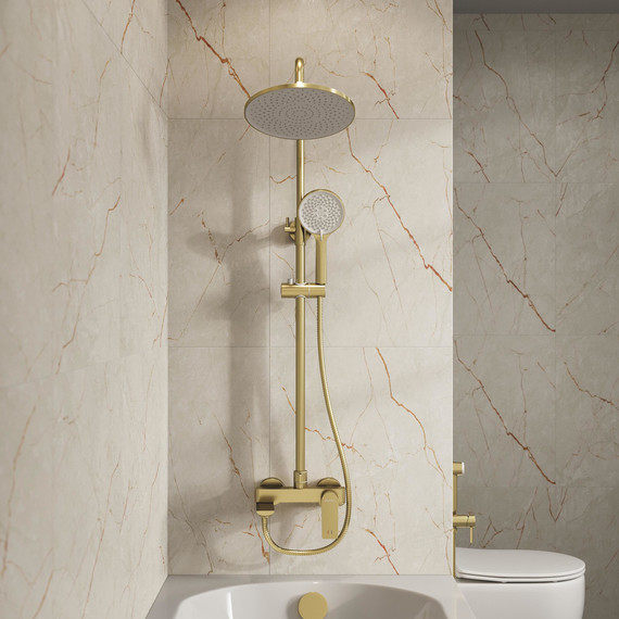 Душевая стойка Grossman Galaxy 500.K35.01.320, золото, Цвет производителя: золото фото 4