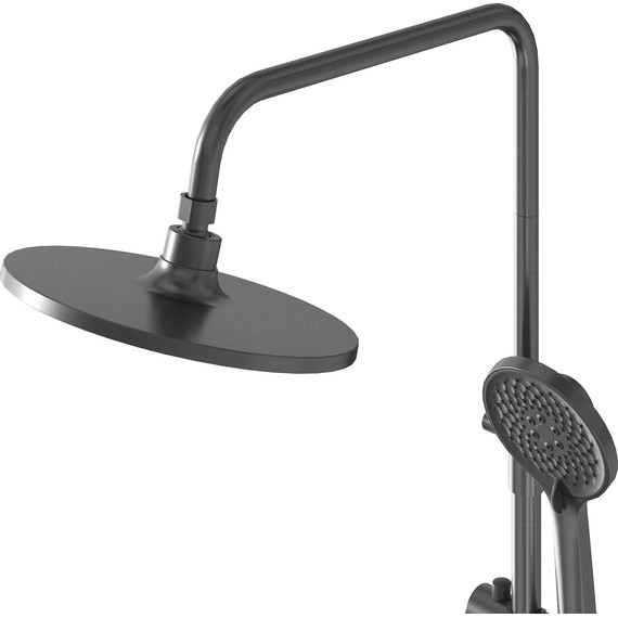 Душевая стойка Grossman Galaxy 500.K35.01.420, графит, Цвет производителя: графит фото 8