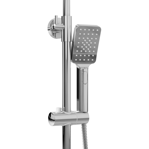 Душевая стойка Grossman Cosmo 500.K35.02.100, Цвет производителя: хром - 6 Душевая стойка Grossman Cosmo 500.K35.02.100, Цвет производителя: хром фото 6