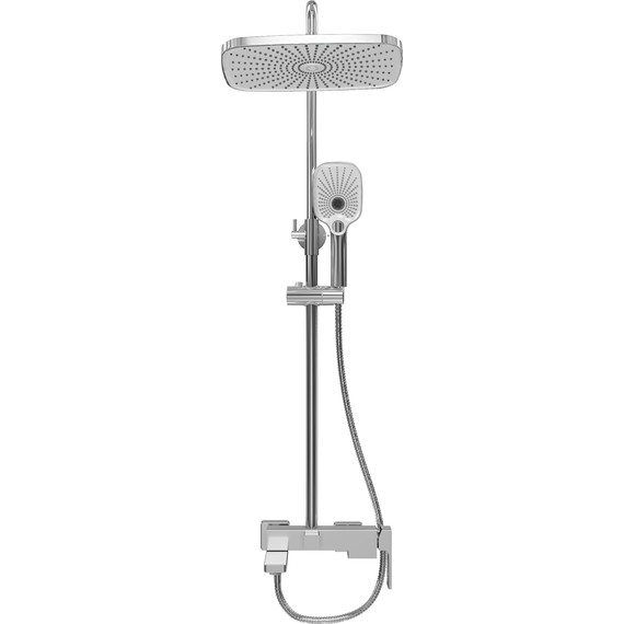 Душевая стойка Grossman Pragma 500.K35.03.100, Цвет производителя: хром - 3 Душевая стойка Grossman Pragma 500.K35.03.100, Цвет производителя: хром фото 3