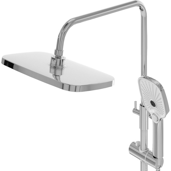Душевая стойка Grossman Pragma 500.K35.03.100, Цвет производителя: хром - 8 Душевая стойка Grossman Pragma 500.K35.03.100, Цвет производителя: хром фото 8