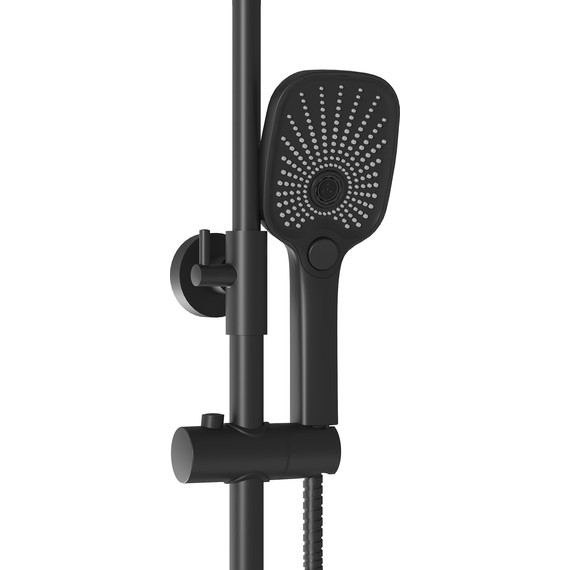 Душевая стойка Grossman Pragma 500.K35.03.210, чёрный, Цвет производителя: чёрный - 6 Душевая стойка Grossman Pragma 500.K35.03.210, чёрный, Цвет производителя: чёрный фото 6