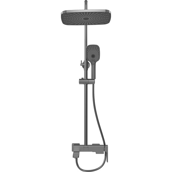 Душевая стойка Grossman Pragma 500.K35.03.420, графит, Цвет производителя: графит - 3 Душевая стойка Grossman Pragma 500.K35.03.420, графит, Цвет производителя: графит фото 3