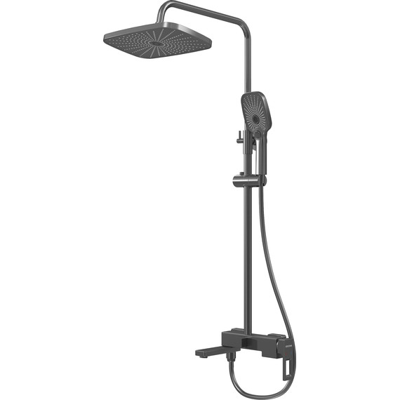 Душевая стойка Grossman Pragma 500.K35.03.420, графит, Цвет производителя: графит - 2 Душевая стойка Grossman Pragma 500.K35.03.420, графит, Цвет производителя: графит фото 2