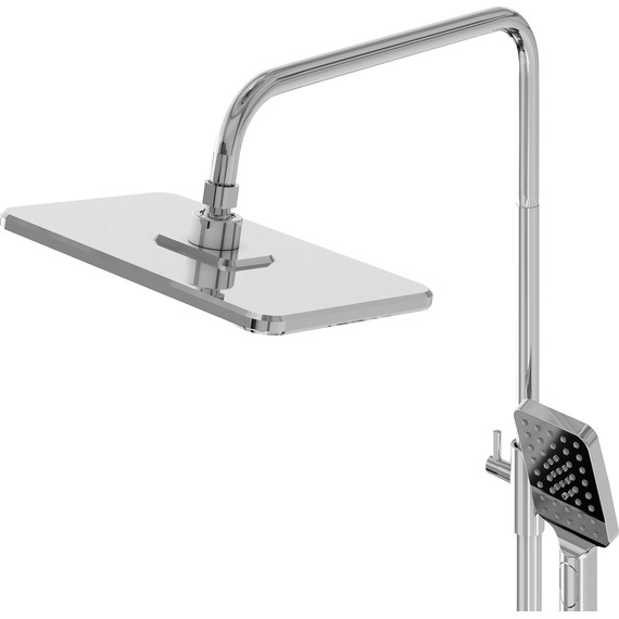 Душевая стойка Grossman Style 500.K35.05.100, Цвет производителя: хром - 8 Душевая стойка Grossman Style 500.K35.05.100, Цвет производителя: хром фото 8
