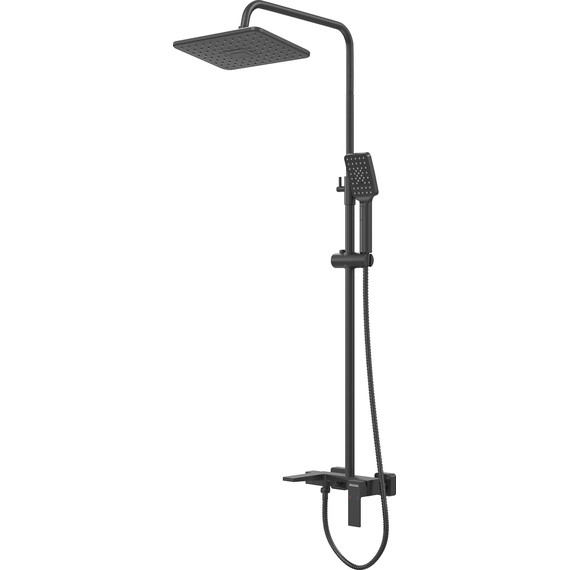 Душевая стойка Grossman Style 500.K35.05.210, чёрный, Цвет производителя: чёрный - 2 Душевая стойка Grossman Style 500.K35.05.210, чёрный, Цвет производителя: чёрный фото 2