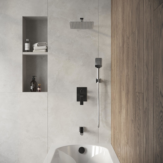 Душевая система для ванны Grossman Style 501.K35.05.100, Цвет производителя: хром - 4 Душевая система для ванны Grossman Style 501.K35.05.100, Цвет производителя: хром фото 4