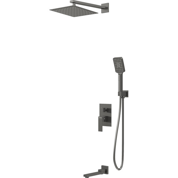 Душевая система для ванны Grossman Style 501.K35.05.420, графит, Цвет производителя: графит - 2 Душевая система для ванны Grossman Style 501.K35.05.420, графит, Цвет производителя: графит фото 2