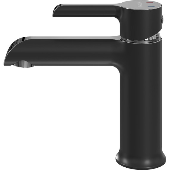 Смеситель для раковины Grossman Alba 510.K35.06.100/210, хром/чёрный, Цвет производителя: чёрный фото 3