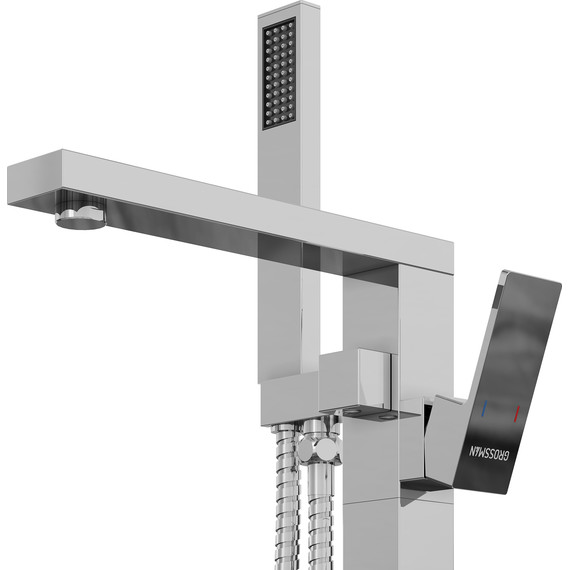 Смеситель для ванны напольный Grossman Falcon 530.K35.08.100, Цвет производителя: хром фото 5