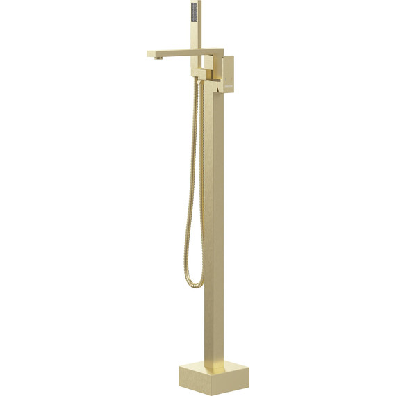 Смеситель для ванны напольный Grossman Falcon 530.K35.08.320, золото, Цвет производителя: золото фото 2