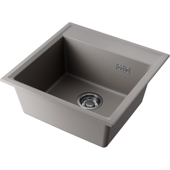Кухонная мойка Omoikiri Daisen 51 GR 4997306, leningrad grey, Цвет производителя: Leningrad grey фото 