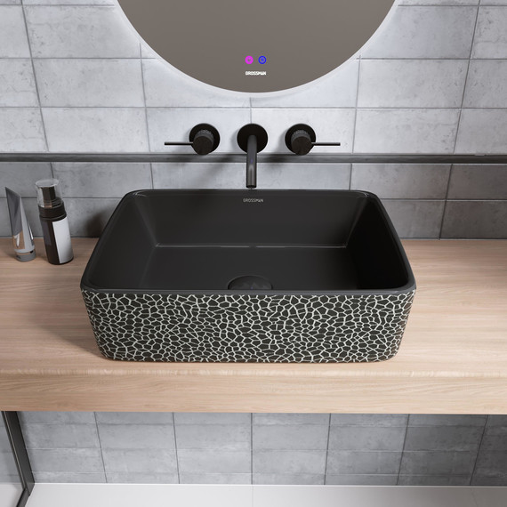 Раковина-чаша Grossman Color 48 см GR-3016BBL, чёрный фото 3