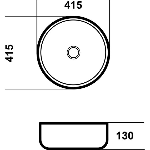 Раковина-чаша Grossman Style 41,5 см GR-3032 фото 3