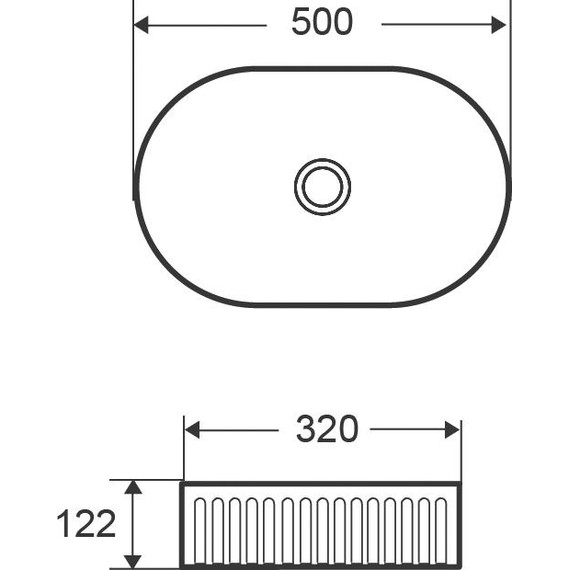 Раковина-чаша Grossman 50 см GR-3062 фото 4