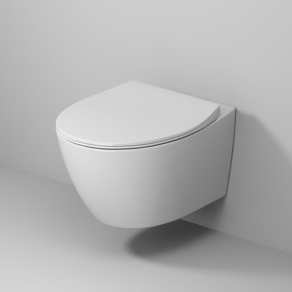 Унитаз подвесной безободковый Grossman GR-4405SQ с крышкой микролифт (Система смыва торнадо) фото 6