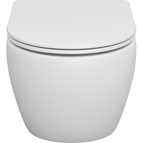 Унитаз подвесной безободковый Grossman GR-4457MSQ с крышкой микролифт, белый матовый (Система смыва торнадо), Цвет производителя: белый матовый - 3 Унитаз подвесной безободковый Grossman GR-4457MSQ с крышкой микролифт, белый матовый (Система смыва торнадо), Цвет производителя: белый матовый фото 3