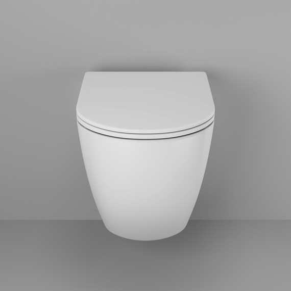 Унитаз подвесной Grossman Thin Rim GR-5601S с крышкой микролифт фото 10