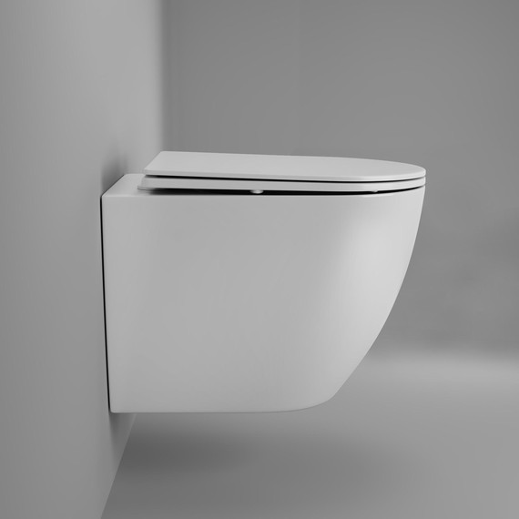 Унитаз подвесной Grossman Thin Rim GR-5601S с крышкой микролифт фото 11