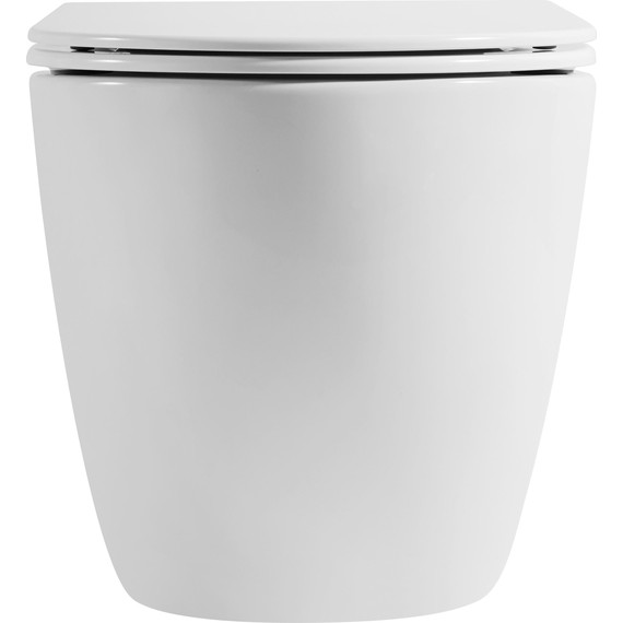 Унитаз подвесной Grossman Thin Rim GR-5601S с крышкой микролифт фото 5