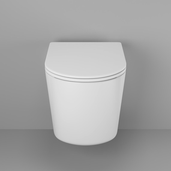 Унитаз подвесной Grossman Thin Rim GR-5602S с крышкой микролифт фото 11