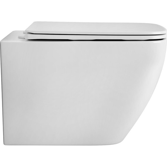 Унитаз подвесной Grossman Thin Rim GR-5603S с крышкой микролифт фото 2