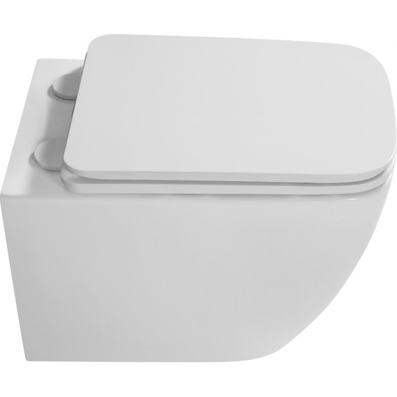 Унитаз подвесной Grossman Thin Rim GR-5603S с крышкой микролифт фото 3