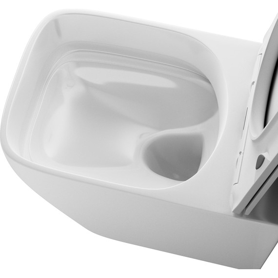 Унитаз подвесной Grossman Thin Rim GR-5603S с крышкой микролифт фото 7