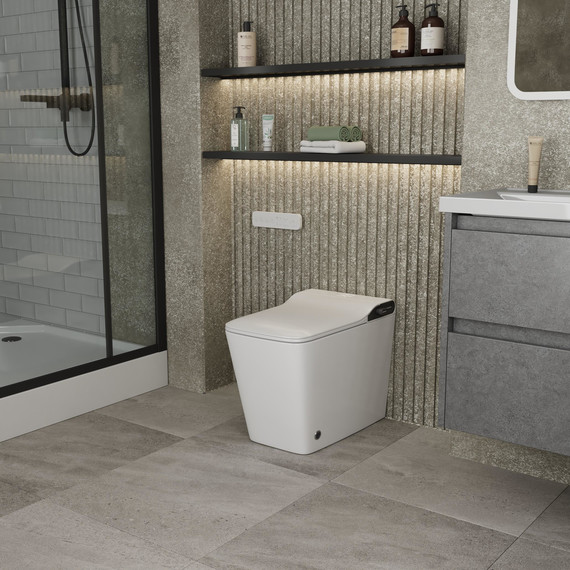 Унитаз приставной с импульсным смывом Grossman Smart GR-PR-5701 с крышкой микролифт фото 9