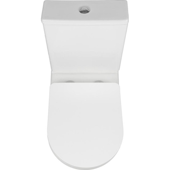 Унитаз-компакт безободковый AN Fire с крышкой микролифт фото 4