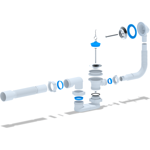 Сифон для ванны Ани Пласт E055 фото 2