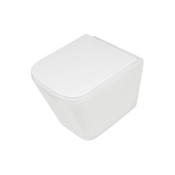 Инсталляция с подвесным безободковым унитазом AN Bitt сиденье микролифт, крепление (система смыва Торнадо) фото 3