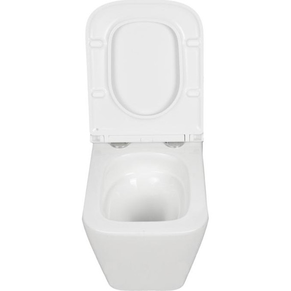 Инсталляция с подвесным безободковым унитазом AN Bitt сиденье микролифт, крепление (система смыва Торнадо) фото 7